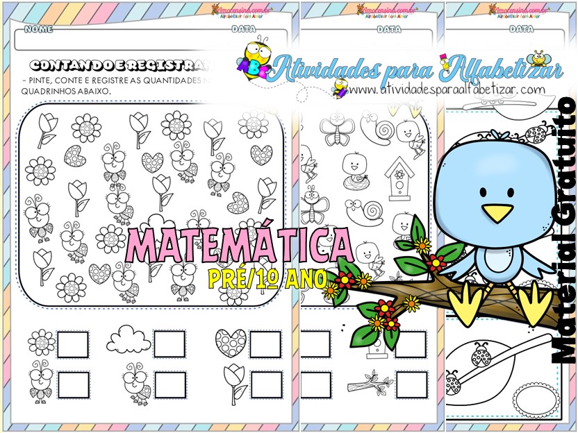 ATIVIDADE PARA TRABALHAR NÚMEROS X QUANTIDADES, MATEMÁTICA DIVERTIDA