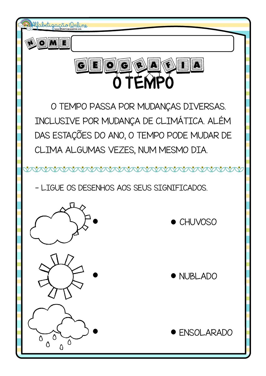 TUDO DE GEOGRAFIA: ATIVIDADE / EXERCÍCIO DE GEOGRAFIA SOBRE