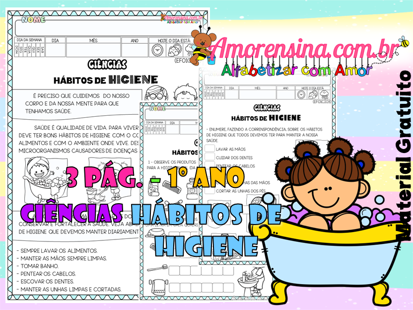 Hábitos de higiene 1º ano