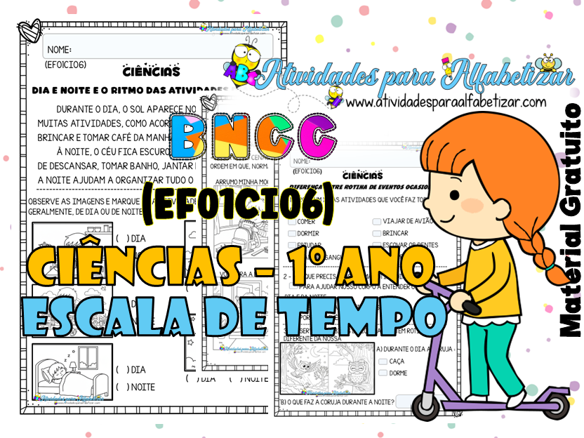 Escalas de Tempo: Dia e Noite e o Ritmo das Atividades Diárias - BNCC ...