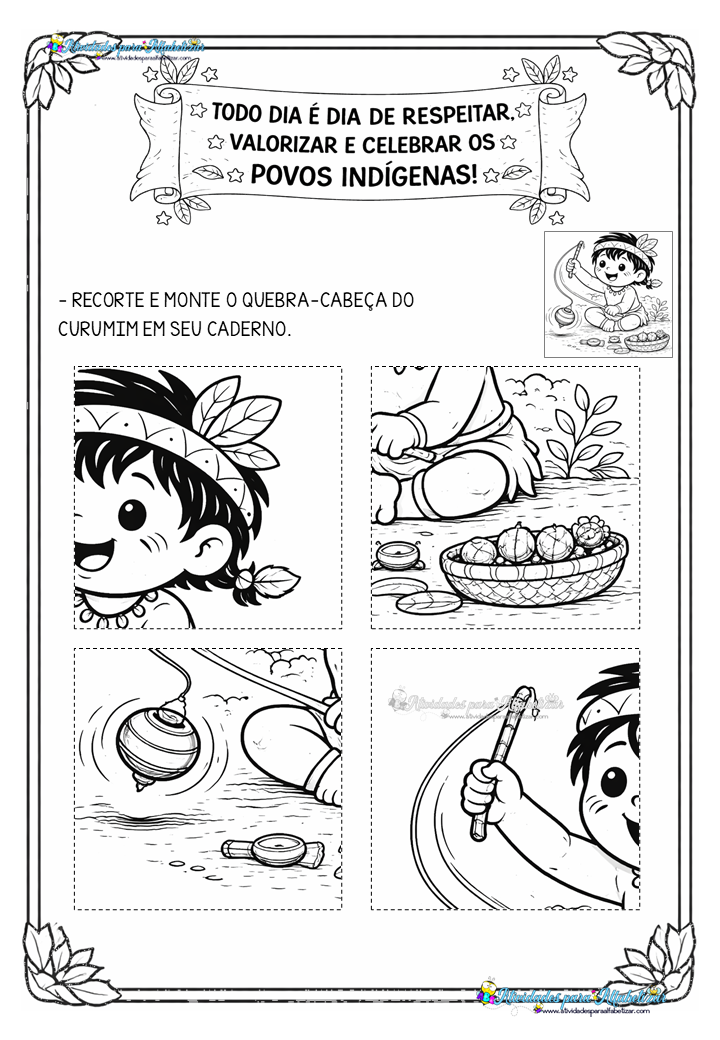 Atividades Povos Indígenas 1º Ano