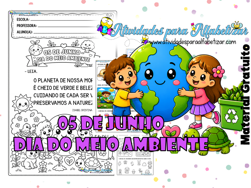 Atividades sobre o Dia do Meio Ambiente para Educação Infantil